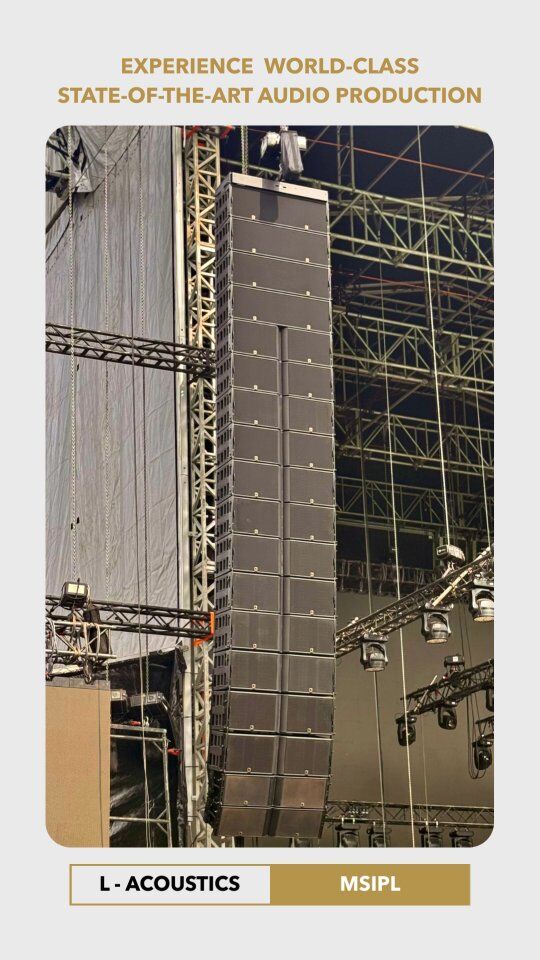 Experience world-class, state-of-the-art audio production, powered by MSIPL. Captured across our finest live shows. Every detail. Every frequency. Engineered to perfection.

#MSIPL #Lacoustics #ProAudio #LiveSound #AudioEngineering #ConcertProduction