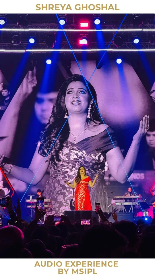 Coke Studio Bharat redefined the live music with its first ever outdoor edition in New Delhi, setting a new benchmark in scale, sound, and storytelling. As the audio production partners, MSIPL was proud to power an evening where culture met contemporary expression, brought alive through powerful performances by Shreya Ghoshal, Aditya Rikhari, Rashmeet Kaur, Divyam, and khwaab.
From soulful melodies to high energy moments, our sound design transformed the open air setting into an immersive experience with making sure that every note traveled with clarity, depth, and emotion.

Crew:
Audio Director: Siddharth Chouhan
Project Head & Festival FOH Engineer: Sanjay
Festival Monitor Engineer: Ranjit
RF & Monitor A1: Harshal
Systems Tech & FOH A1: Swapnil
Stage Head: Devender
Stage Tech: Noel

PA Package
*  24 x L-Acoustics K1 Main Arrays
*  12 x L-Acoustics K2 Downfills/Delays
*  6 x L-Acoustics KARA Front Fills
*  32 x L-Acoustics KS28 Subwoofers
*  8 x L-Acoustics K1-SB extended low-frequency support

System Control Package
-  Redundant L-Acoustics P1 Processors
-  L-Acoustics LA RAK II (AVB) Amplification
*  L-Acoustics LS10 AVB Network Switches
*  Luminex GigaCore 10 & 12 network switches (redundant AVB & Dante control)

Signal Transport
*  AVB Redundant Fallback to Dante-Analog
*  Single Mode Fiber Networking System Mainframe
*  CAT-6 Ethernet Networking System
* Protocols: AVB/Dante/Analog

Front Of House, Monitor World & Stage Package
- 3x Digico Quantum 338
- 1x Digico Quantum 5
- 5x Digico SDRack 32Bit 
- Digico Optocore System with redundant ring.
- 4x Redundant Waves Extreme C Server.
- 2x Rupert Neve 5045 PSE.
- 48x Sennehsier 2000 IEM’s
- 24x Shure Axient Handheld & Beltpacks
- 24x Sennheiser 6000 Handheld & Beltpacks
- Multitracking System.
- UPS & Powerconditioner System. 
- Redundant Power Switching System.
* 240CH Multipin Dropbox System.
* 100+ Dynamic Microphones.
* 40+ Condenser Microphones.

#cokestudio #lacoustics #experience #shreyaghoshal #MSIPL