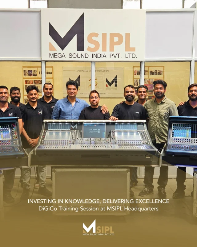 Investing in knowledge, delivering excellence. The DiGiCo Training Session at MSIPL Headquarters provided an enriching platform for technical learning, hands-on exploration, and professional growth, strengthening our commitment to innovation, precision and excellence in live production. 
Thank You @hitechaudioandimage @akshay_rang @i_satyam_rajvanshi