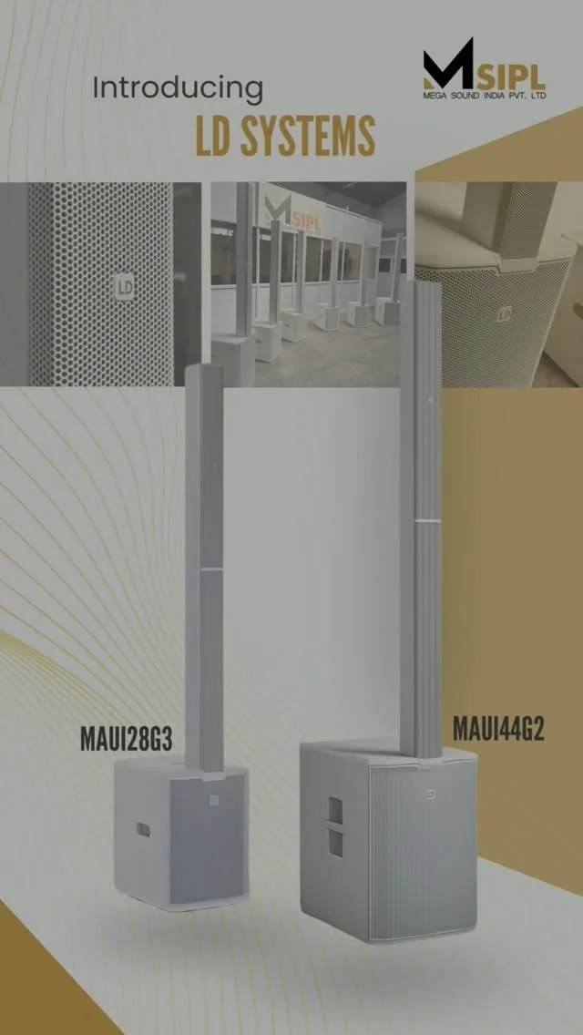 Introducing the @ld_systems_official (LD Systems) MAUI G3 Series, now part of the MSIPL inventory. With its elegant all-white finish, sleek column design, and exceptional sound performance, it’s crafted for premium weddings, luxury celebrations, and high-end corporate experiences where aesthetics are as important as acoustics.

Because every elegant event deserves an equally elegant sound solution. Elegance Meets Audio. Live Solutions by MSIPL.

MSIPL | LD SYSTEMS | MAUIG3 | Luxury Events | Premium Audio | Live Solutions | Wedding Production | Corporate Events | Event Production | Sound Engineering | Audio Experience