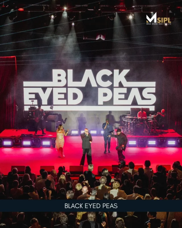 When the iconic Black Eyed Peas take the stage, the technical execution must match the magnitude of the moment.

For this luxury high-class wedding, MSIPL delivered a bespoke technical experience designed to set a new benchmark for global touring acts, engineered with uncompromising precision and tour-grade specifications.

Technical Setup & Inventory:
Main PA: L-Acoustics K2 Line Array System | L-Acoustics KS28 Subwoofers

FOH / Monitor Control: DiGiCo Quantum 338 Pulse

Stage Monitoring & Fills: L-Acoustics X15 HiQ Coaxial Stage Monitors | L-Acoustics Side Fill System

RF & Wireless Infrastructure: Shure Axient Digital Wireless Systems (AD1 / AD2 Transmitters) | Shure PSM 1000 Personal IEM Systems

Elevating world-class entertainment with unrivalled technical expertise and stadium-scale precision.